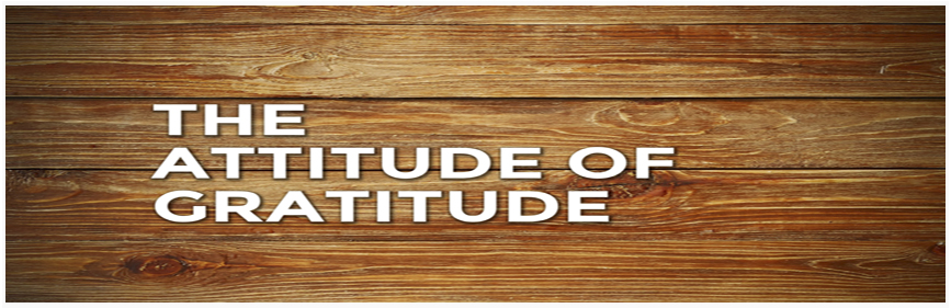 The Attitude of Gratitude